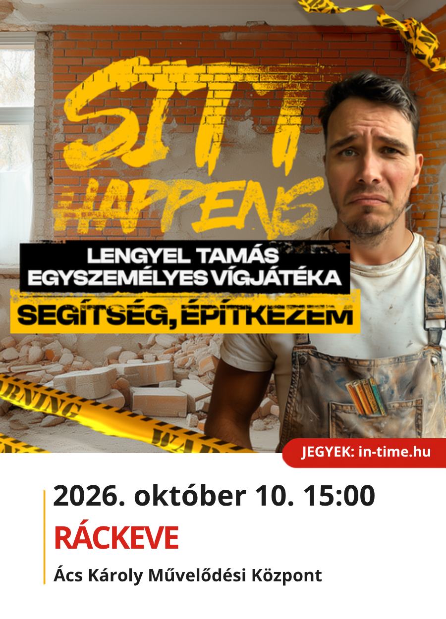 Lengyel Tamás standup műsor plakát