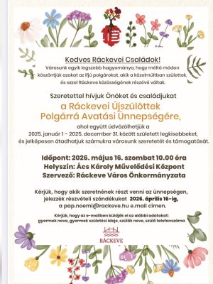 Polgárrá Avatási Ünnepség