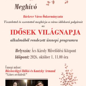 plakát idősek világnapja