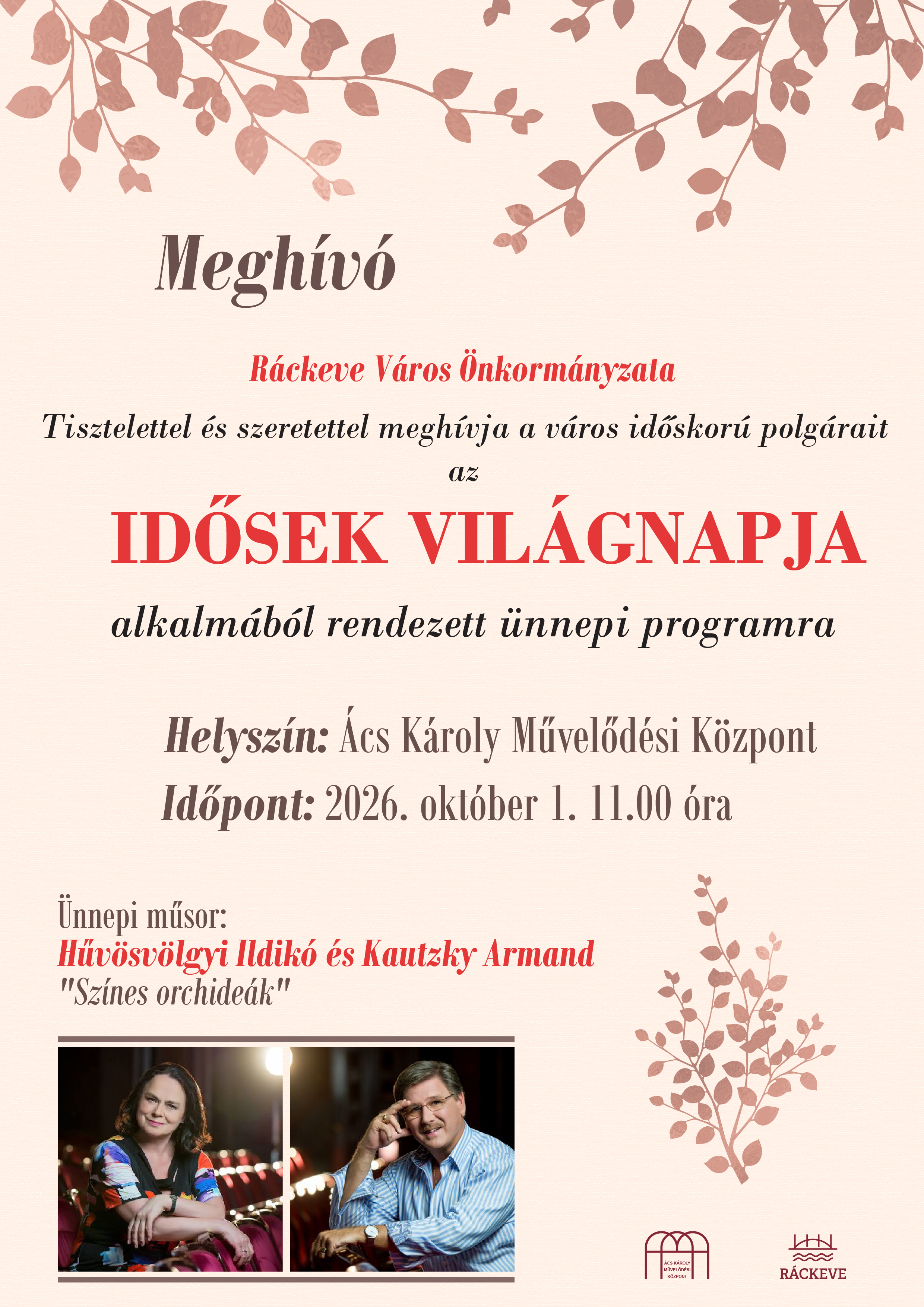 plakát idősek világnapja
