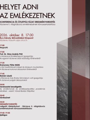 Helyet adni az emlékezetnek