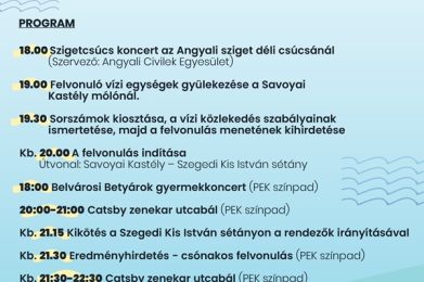 Lampionos Csónak felvonulás