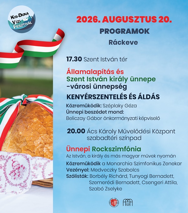 Államalapítás és szet István napi ünnepség plakátja