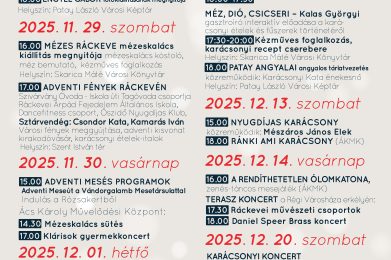 Ráckevei dventi Programok