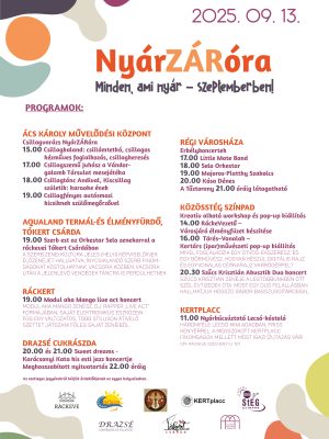 NyárZÁRóra – Minden, ami nyár-szeptemberben!