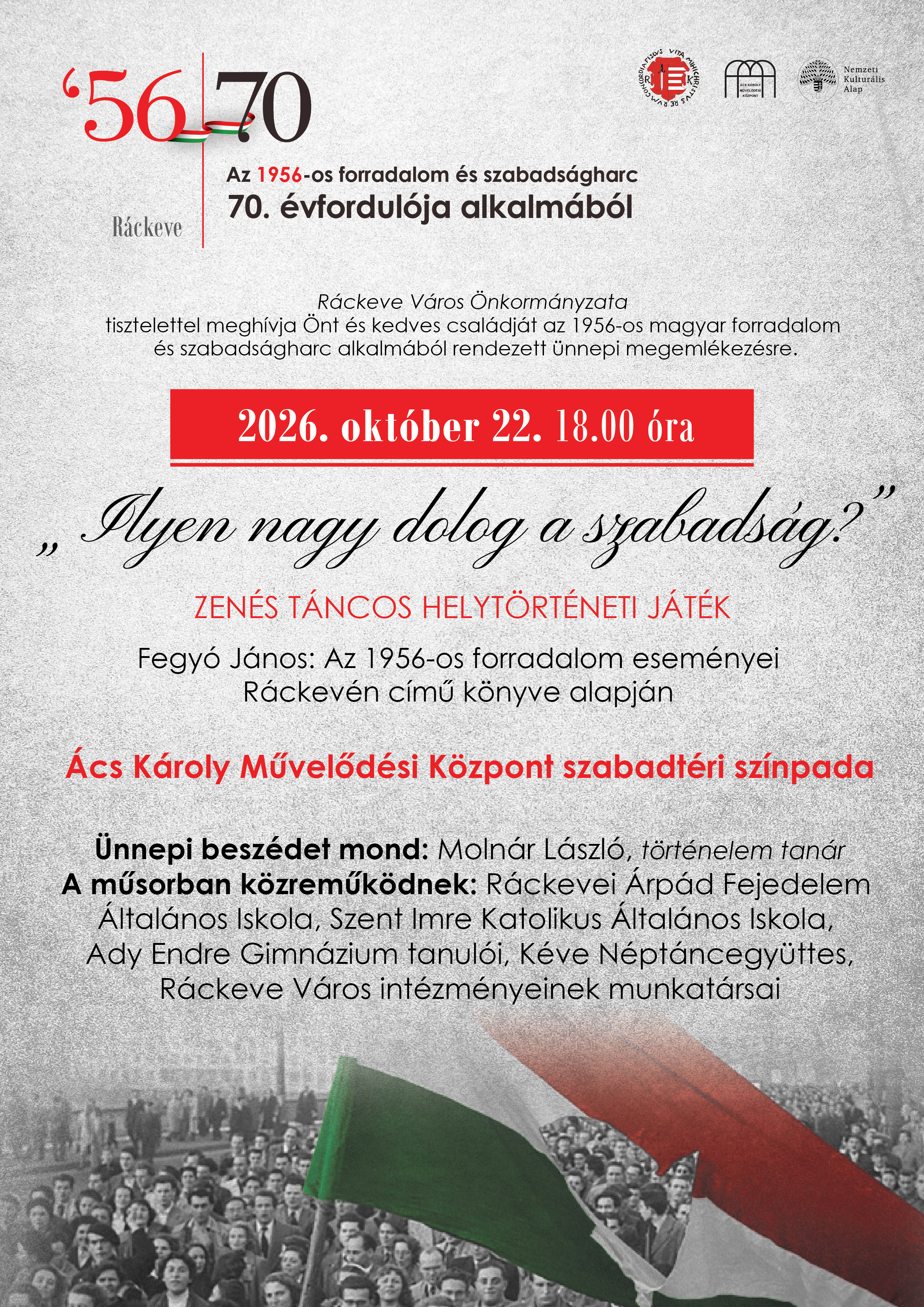 2026. október 23-as plakát