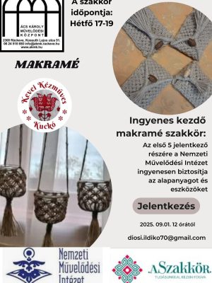 Makramé szakkör