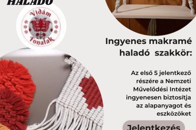 ASZAKKÖR -MAKRAMÉ HALADÓ